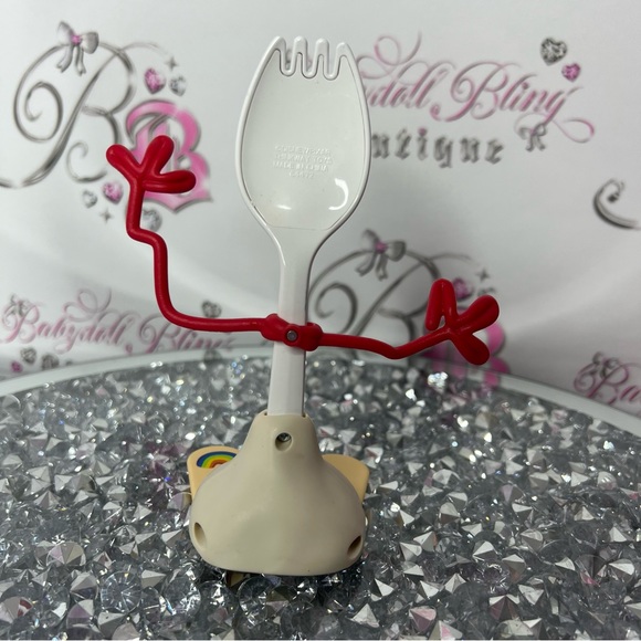 Disney Toy Story forky Bonnie cute cutlery Toy on wheels plastic fork blushing - Picture 3 of 6